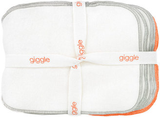 giggle Better Basics Sherpa Washcloths - Set of 12 (Organic Cotton)
