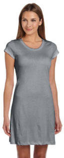 B.ella Ladies' Vintage Jersey Short-Sleeve T-Shirt Dress(8412~B072BE516)BLACK - XL