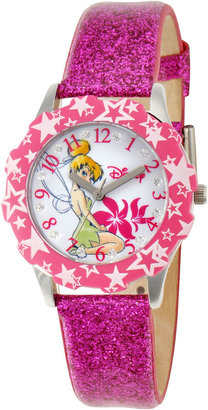 Disney Tinker Bell Glitz Pink Strap Watch