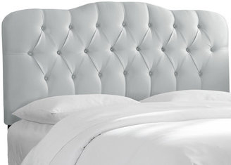 Skyline Furniture Tufted Shantung Arch Upholstered Headboard
