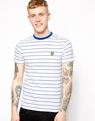 Lyle & Scott T-Shirt with Fine Stripe