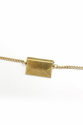 Litter SF Love Letters Bracelet in Antique Gold