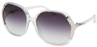 Michael Kors Women's Square Transparent Sunglasses