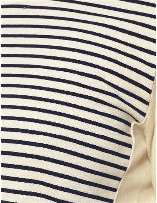 Charles Anastase Navy Cotton Stripe Becassine Top