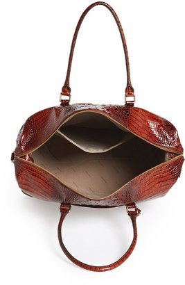 Brahmin Duxbury Croc Embossed Leather Weekend Bag