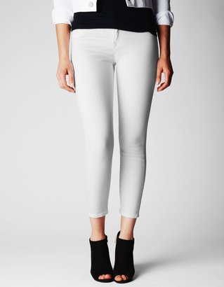 True Religion Brooklyn Super Skinny Womens White Jean