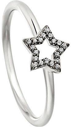 Astley Clarke Open Star 14ct white-gold and diamond ring