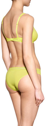 Princesse Tam-Tam Oisive Italian Shape Bikini Briefs in Jaune Lemon