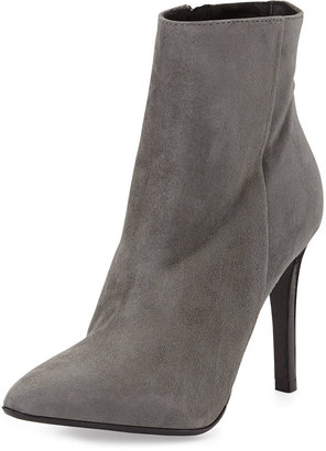 Charles David Dubio Pointy Suede Bootie, Gray