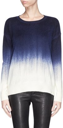 Vince Painted ombré wool-cashmere sweater