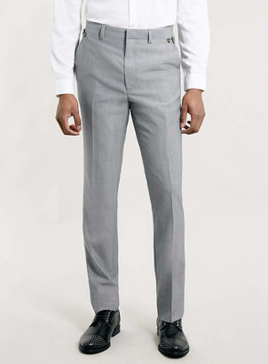 Topman Light Grey Suit Trousers
