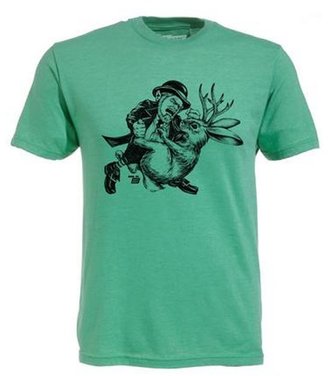 Ames Bros Leprechaun Vs Jackelope T-Shirt