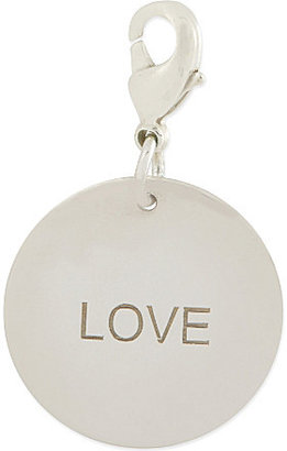 Anna Lou Silver large love disk charm