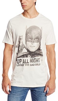 Junk Food 1415 Junk Food Men's Batman Up All Night Bad Girls T-Shirt