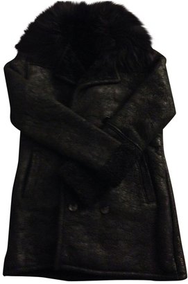 American Retro Black Leather Coat