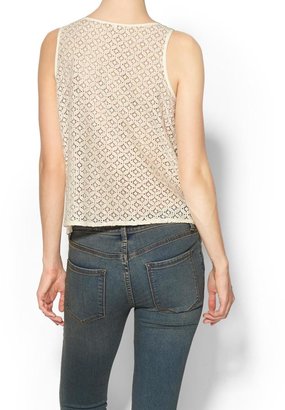 Willow & Clay Sheer Embellished Tank