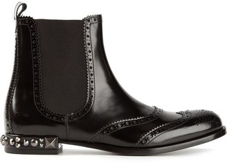 Dolce & Gabbana 'Boy' brogue Chelsea boots