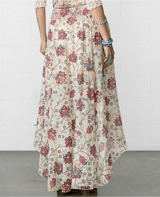 Denim & Supply Ralph Lauren Floral-Print High-Low Maxi Skirt