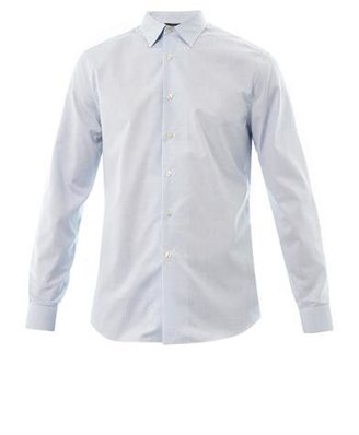 Paul Smith Woven-square cotton shirt