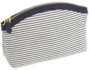 J.Crew Stripe medium pouch