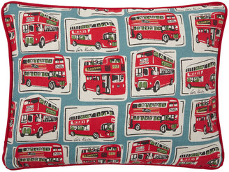 Cath Kidston London Buses Boudoir Cushion with Piping