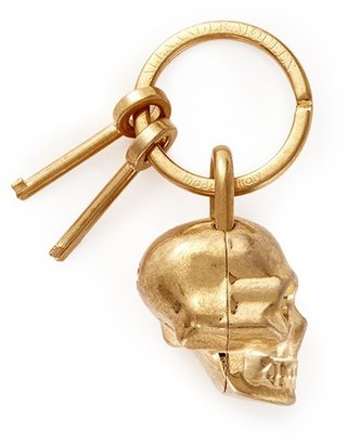 Alexander McQueen Skull padlock keyring