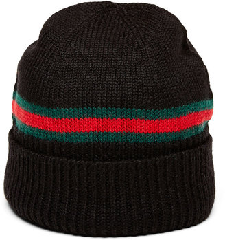 Gucci Children's Web-Detail Knit Hat