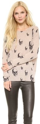 Dexter 360 SWEATER Multi Skull Cashmere Sweater