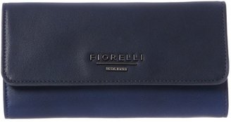 Fiorelli Sadie navy large flapover purse