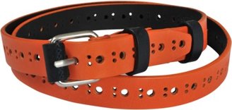 Carven Perforated leather belt