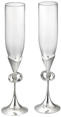 Nambe 'Forever' Champagne Flutes (Set of 2)