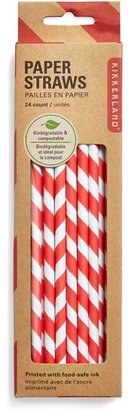 Kikkerland Design Paper Straws (24-Pack)