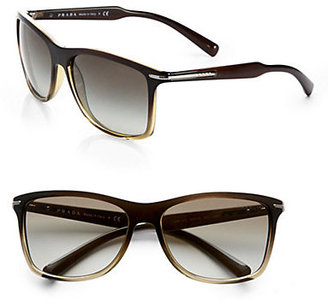 Prada Arrow Wayfarer Sunglasses