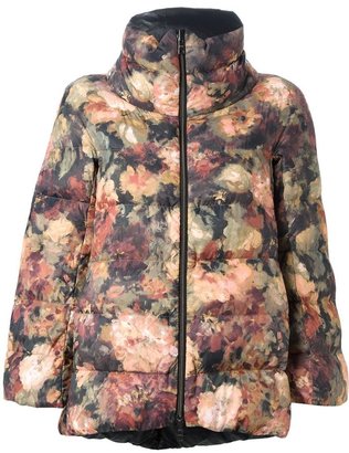 Herno floral print padded jacket
