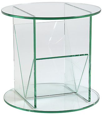 Greenapple Round Side Table and Magazine Rack
