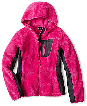 JCPenney Vertical 9 Hooded Fleece Jacket - Girls 6-16