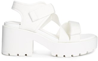 Vagabond Dioon Multi Strap White Heeled Sandals