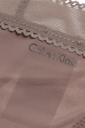 Calvin Klein Underwear Icon stretch-satin thong
