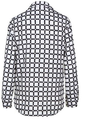 MICHAEL Michael Kors Diffused Check Wrap Shirt