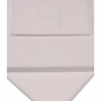 Sanderson Pima white double fitted sheet