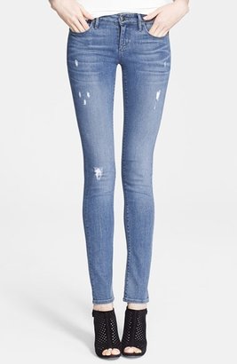 Habitual 'Alice' Distressed Skinny Jeans (Liberty Blue)