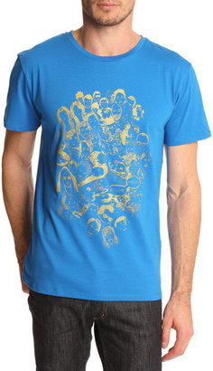 Kitsune TEE Music Heads Blue T-shirt