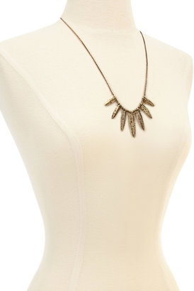 Forever 21 Textured Arrowhead Necklace