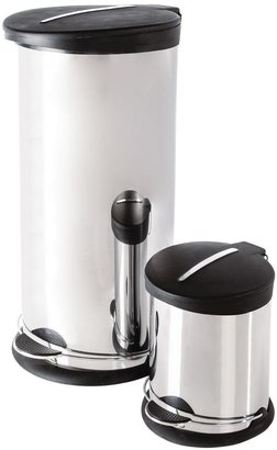 Morphy Richards Pedal Bin 30-litre With FREE 5-litre Pedal Bin - Stainless Steel