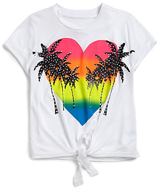 Flowers by Zoe Toddler's & Little Girl's Palm Tree Tee