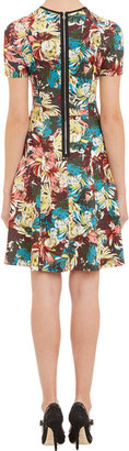 Erdem Trinity Blossom Fit-and-Flare Dress
