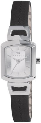 Radley Grosvenor Stainless Steel and Black Leather Strap Ladies Watch