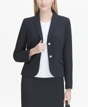 calvin klein long blazer