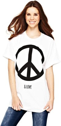 Love Label Heart and Peace T-shirts (2 Pack)