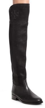 Tory Burch Simone Leather Over-The-Knee Boots